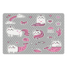 Mermaid Cat Pet Mat