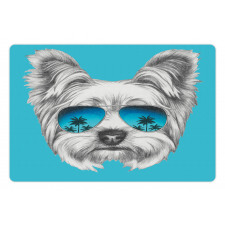 Cool Sunglasses Artwork Pet Mat