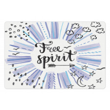 Free Spirit Star Moon Pet Mat