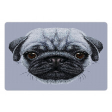 Young Puppy Giant Eyes Pet Mat