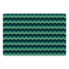 Chevron Style Geometric Pet Mat