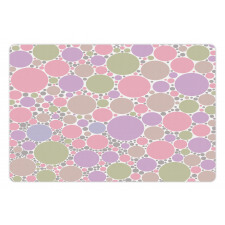 Geometric Polka Dots Pet Mat