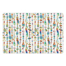 Sea Shells Nautical Pet Mat