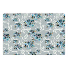 Swirls Daisy Bouquet Pet Mat