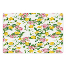 Bindweed Roses Pet Mat