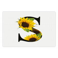 Sunflower Art Design Pet Mat