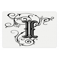 Capitalized Abstract I Pet Mat