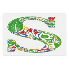 Nature Inspired S Sign Pet Mat