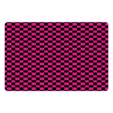 Gingham Checks Vibrant Pet Mat