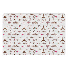 City of Love and Fashion Pet Mat