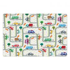 Children on Traffic Pet Mat