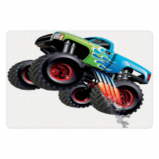 Monster Truck Cool Cartoon Pet Mat