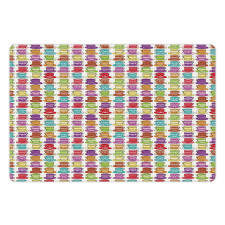 Colorful Cup Design Pet Mat