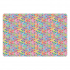 Abstract Vivid Motif Pet Mat