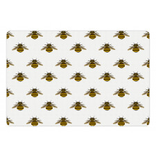 Honey Maker Insect Pattern Pet Mat