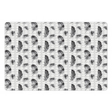 Grunge Geometric Gothic Pet Mat