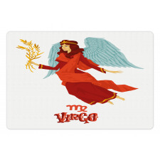 Woman with Wings Dress Pet Mat