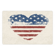 Patriotic Flag USA Pet Mat