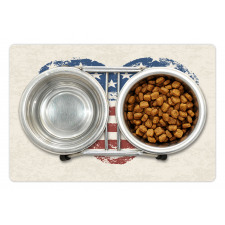 Patriotic Flag USA Pet Mat