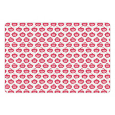 Doodle Pink Girls Pattern Pet Mat