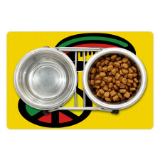 Conceptual Reggae Man Pet Mat