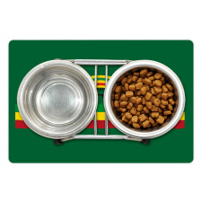 Reggae Themed Hat Pet Mat