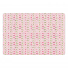 Dots Hearts Checkered Pet Mat