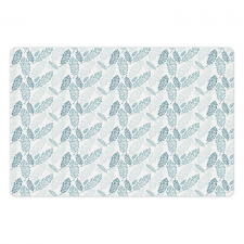 Grunge Feathers Pet Mat