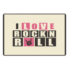 Retro Slogan Grunge Pet Mat