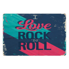 I Love Rock 'n' Roll Pet Mat