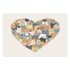 Heart Shaped Frame Pet Mat