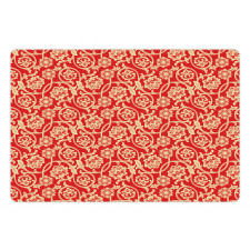 Chinese Blossoms and Curls Pet Mat