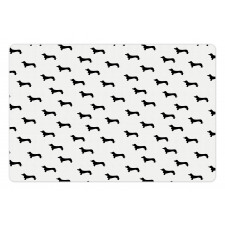 Pet Canine Silhouette Pet Mat