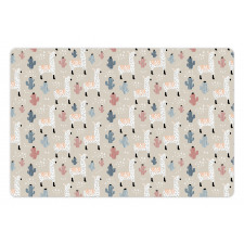 Childish Cactus Animal Pet Mat