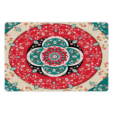 Circles Blooms Pet Mat