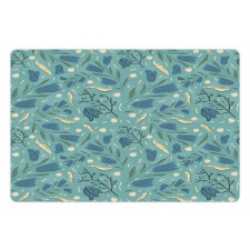 Aquarelle Floral Motif Pet Mat