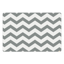 Geometrical Zigzag Stripes Pet Mat