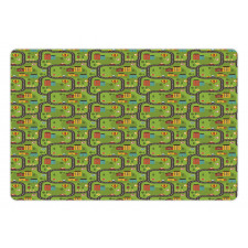 Cartoon Road Pet Mat