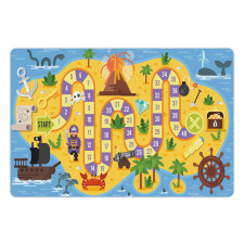 Pirate Treasure Pet Mat