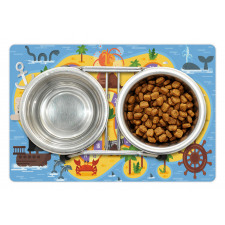 Pirate Treasure Pet Mat