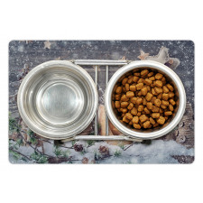 Candle Winter Holiday Pet Mat