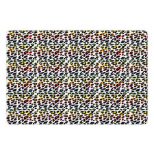 Colorful Mammal Pet Mat