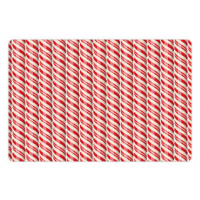 Red Christmas Sweets Pet Mat