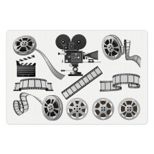 Greyscale Reel Pet Mat