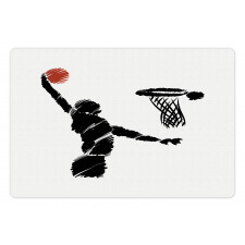Basketball Player Artwork Pet Mat
