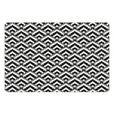 Chevron Lines Pet Mat