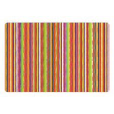 Barcode Style Lines Pet Mat