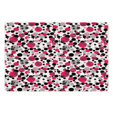 Retro Circle Dots Pet Mat