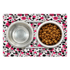 Retro Circle Dots Pet Mat