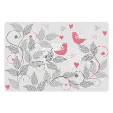 Retro Love Birds Pet Mat